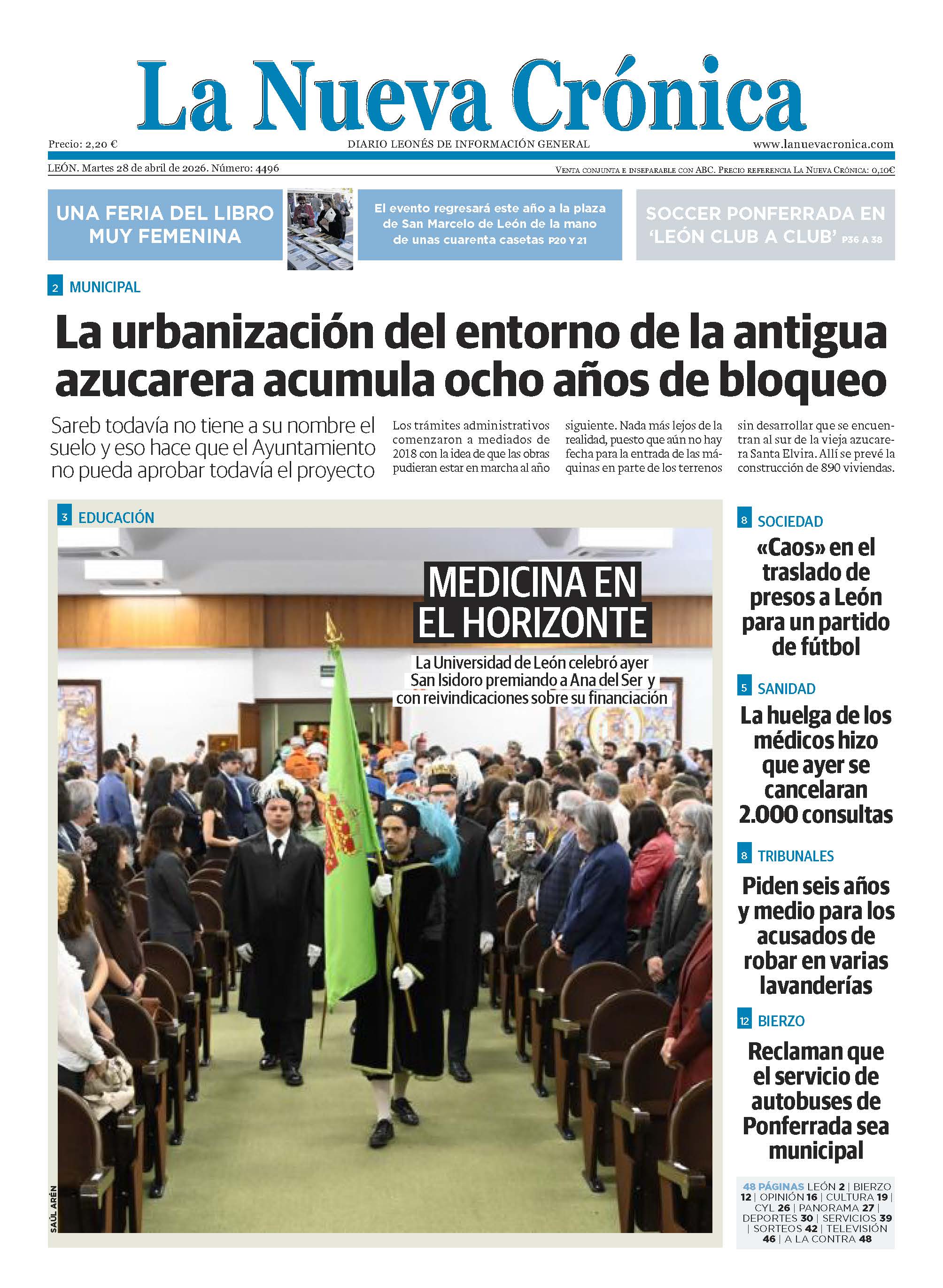 28 04 2026 La Nueva Crónica