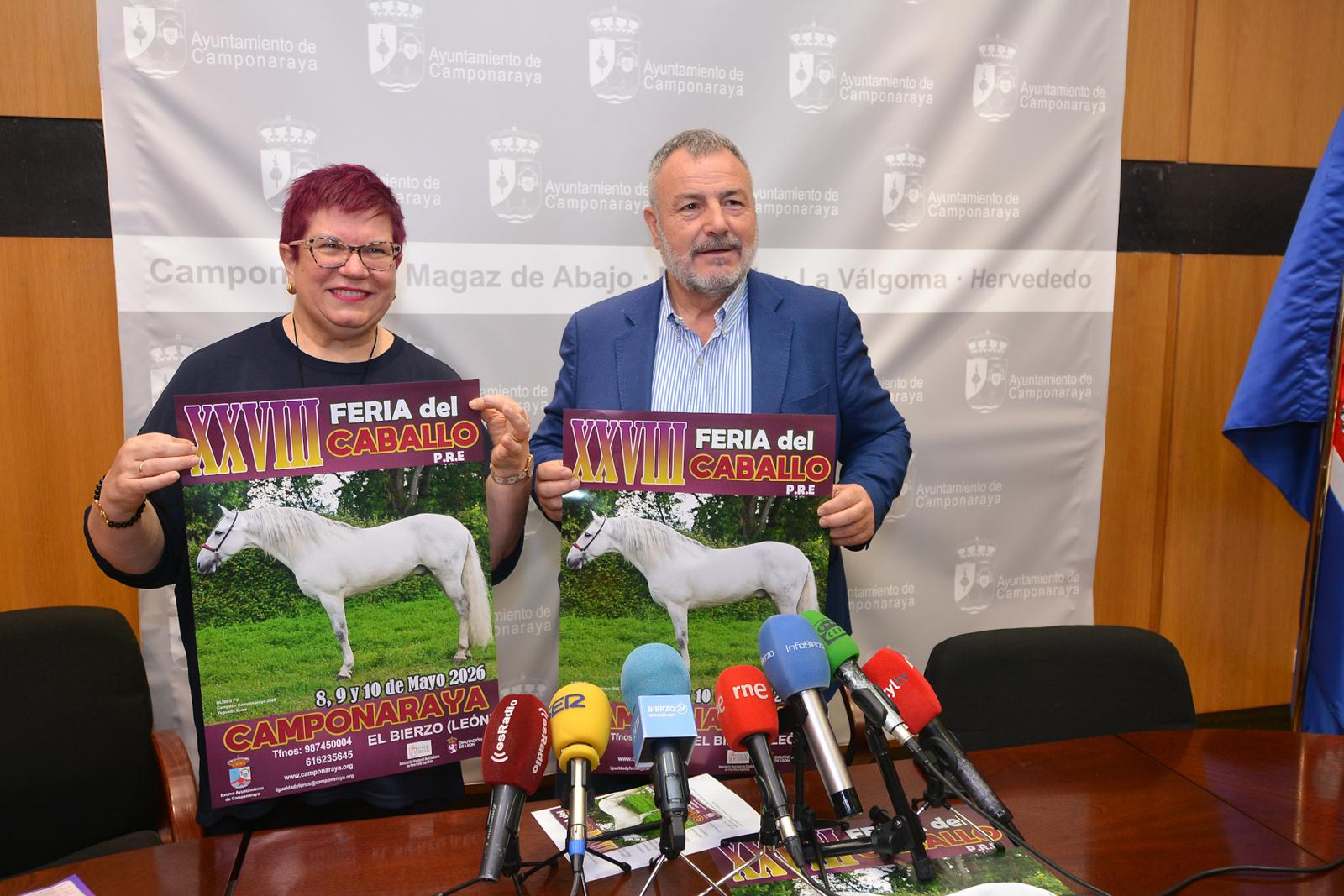 Presentación de la nueva edición de la Feria del Caballo de Camponaraya. | J.F.