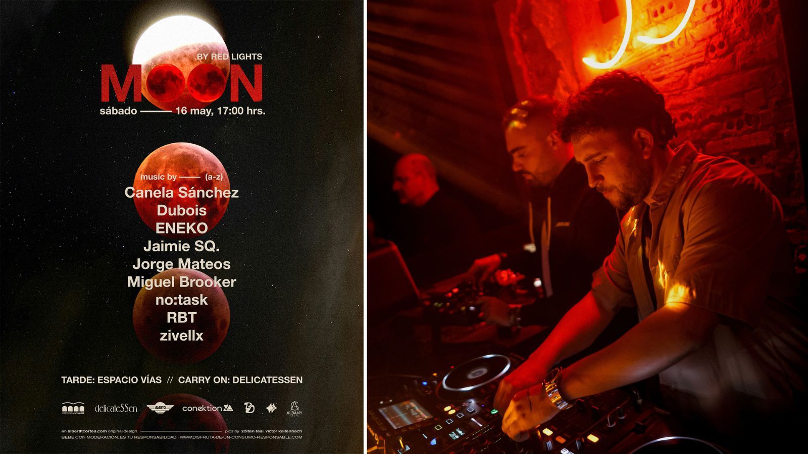 La fiesta 'Moon' de Red Lights es una apuesta clara por el talento local. | CEDIDAS