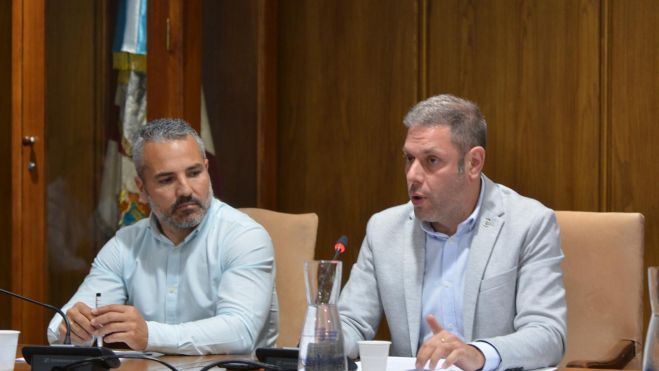 Iván Alonso desgranando el Plan a aprobar.