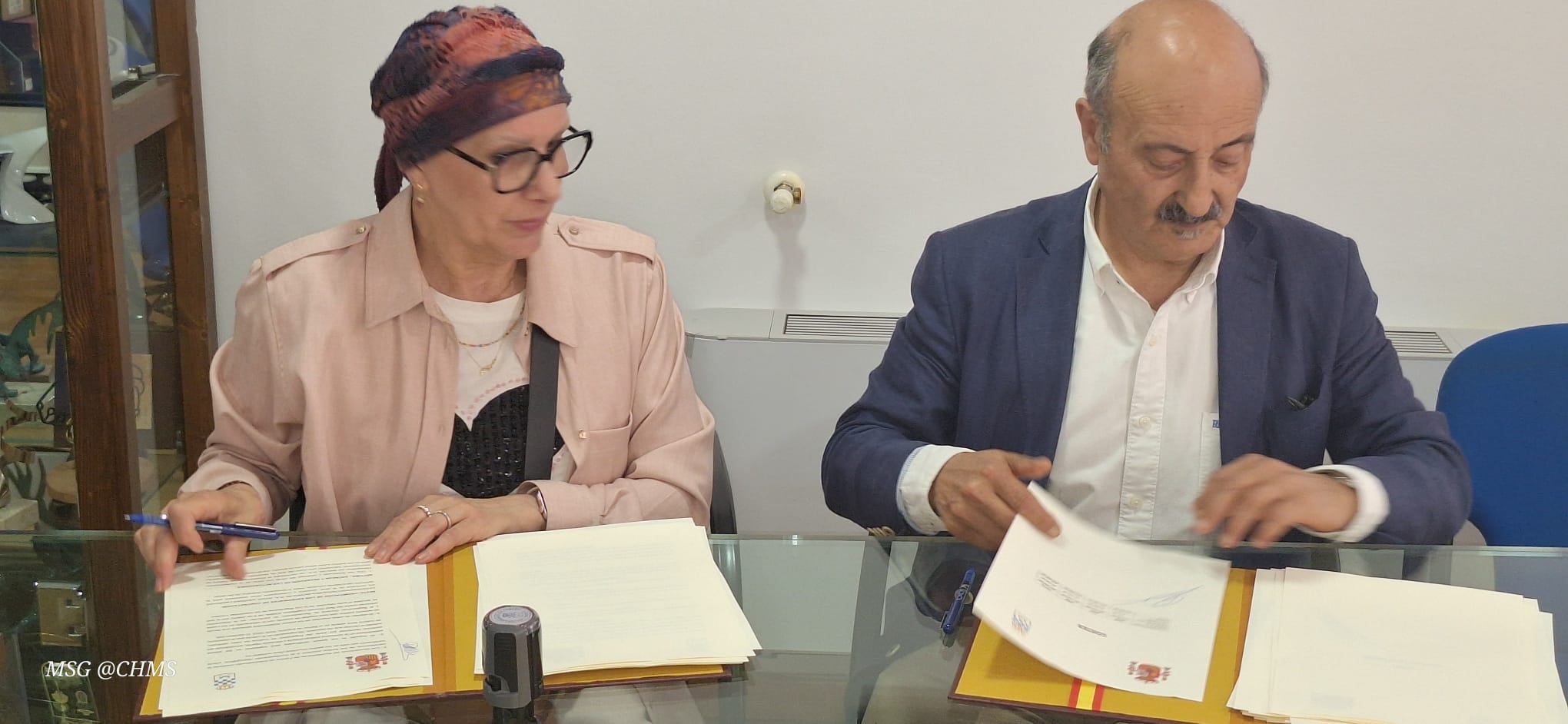 Firma de la obra que se ejecutará en Fabero.