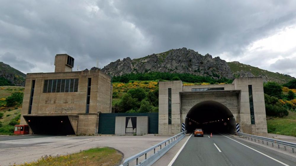 En la imagen, el túnel de Negrón en la AP66 entre León y Asturias.
