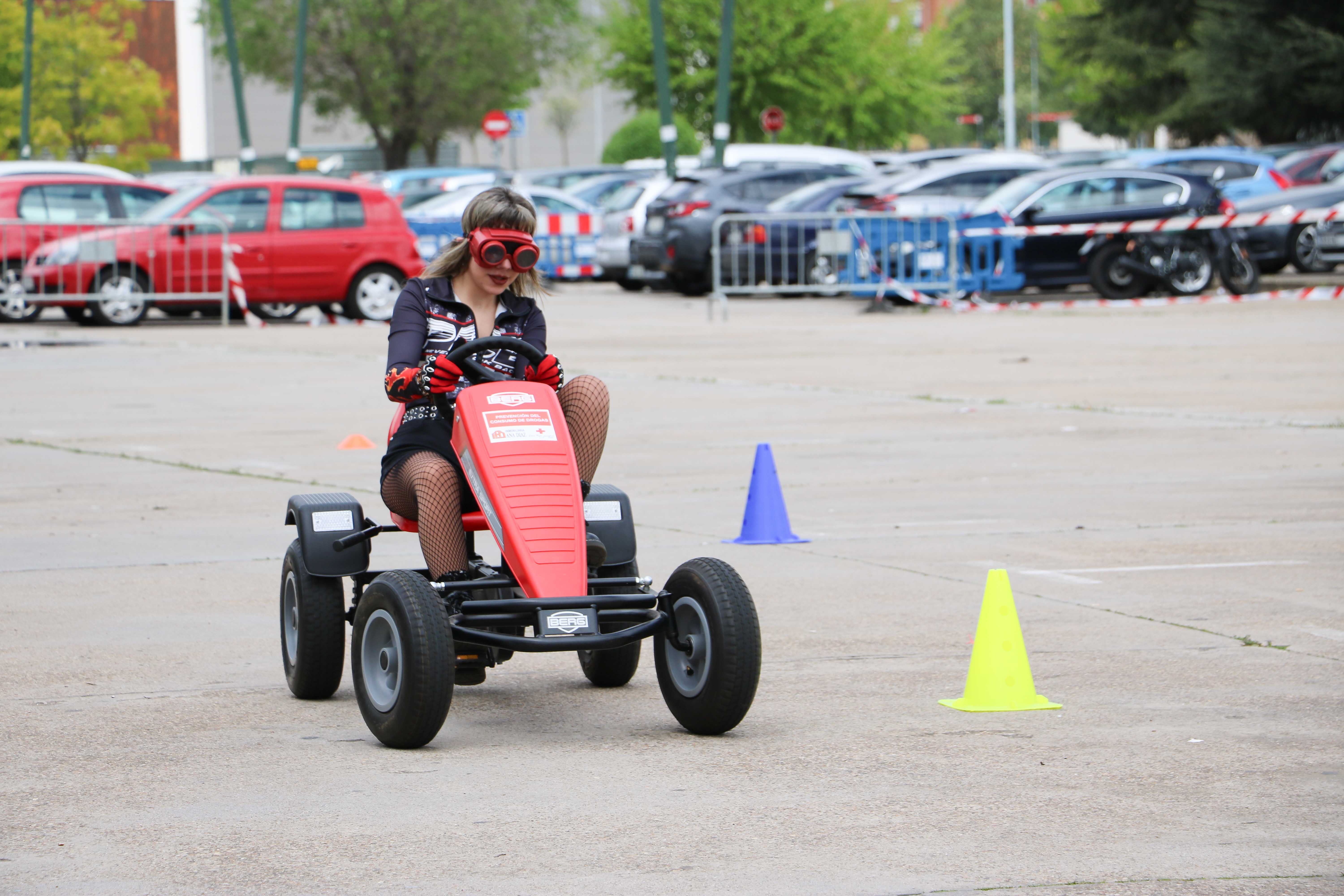 Una de las participantes en la actividad