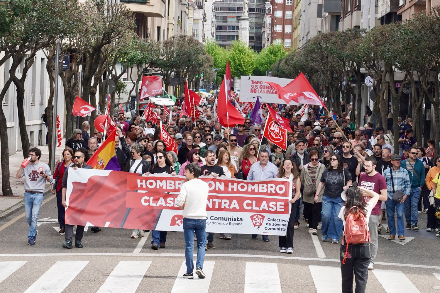 Manifestación del 1 de mayo en León.  | CARLOS S. CAMPILLO (ICAL)