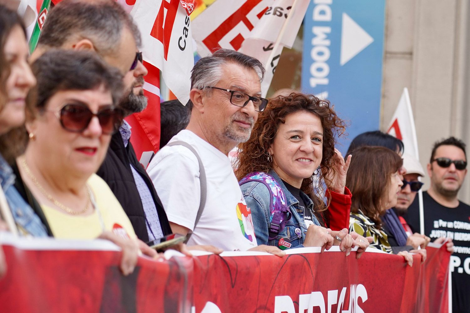 Manifestación del 1 de mayo en León.  | CARLOS S. CAMPILLO (ICAL)