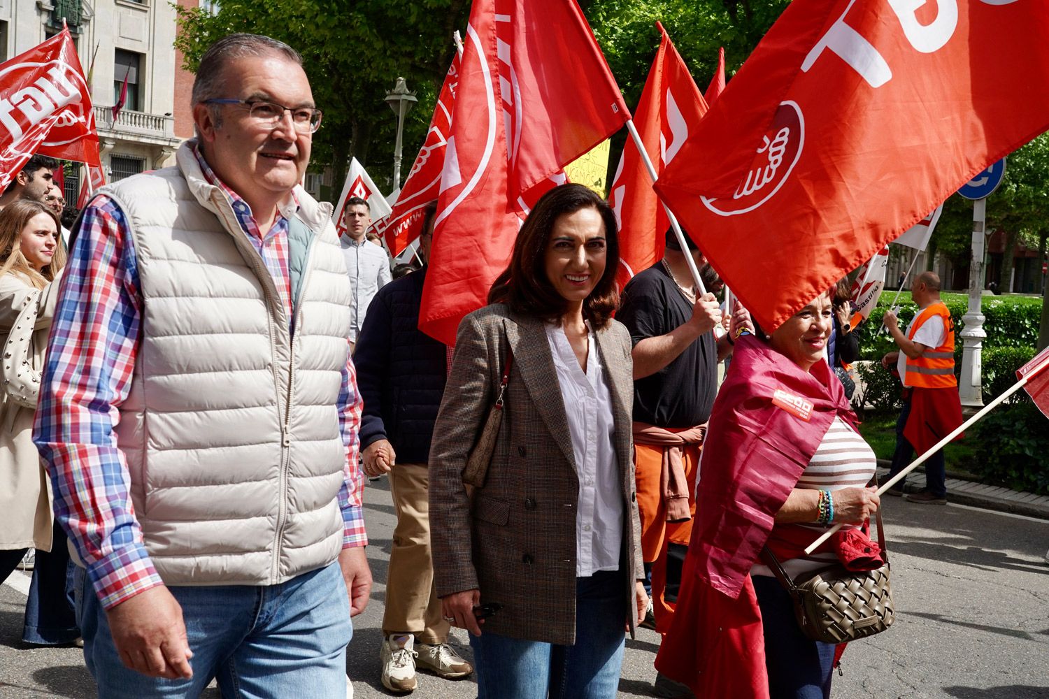 Manifestación del 1 de mayo en León.  | CARLOS S. CAMPILLO (ICAL)