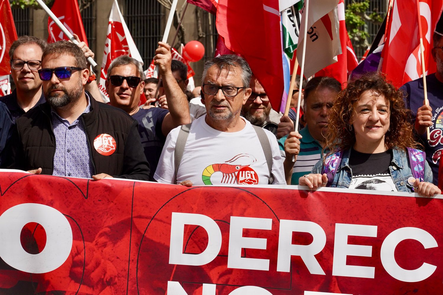 Manifestación del 1 de mayo en León.  | CARLOS S. CAMPILLO (ICAL)