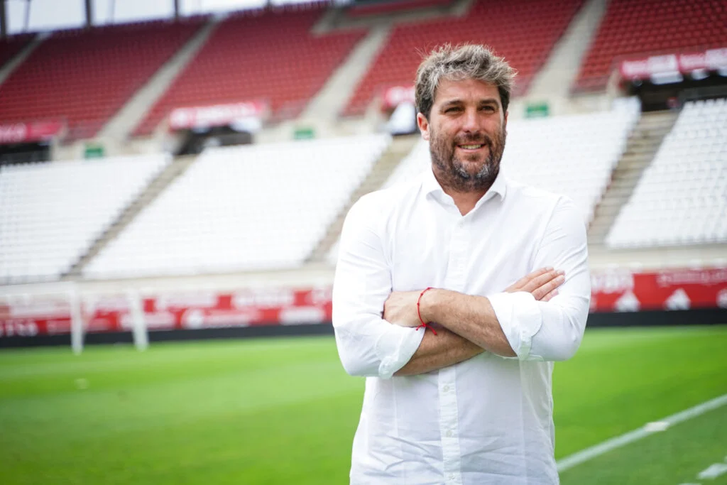 Asier Goiria, durante su etapa en el Real Murcia. | REAL MURCIA