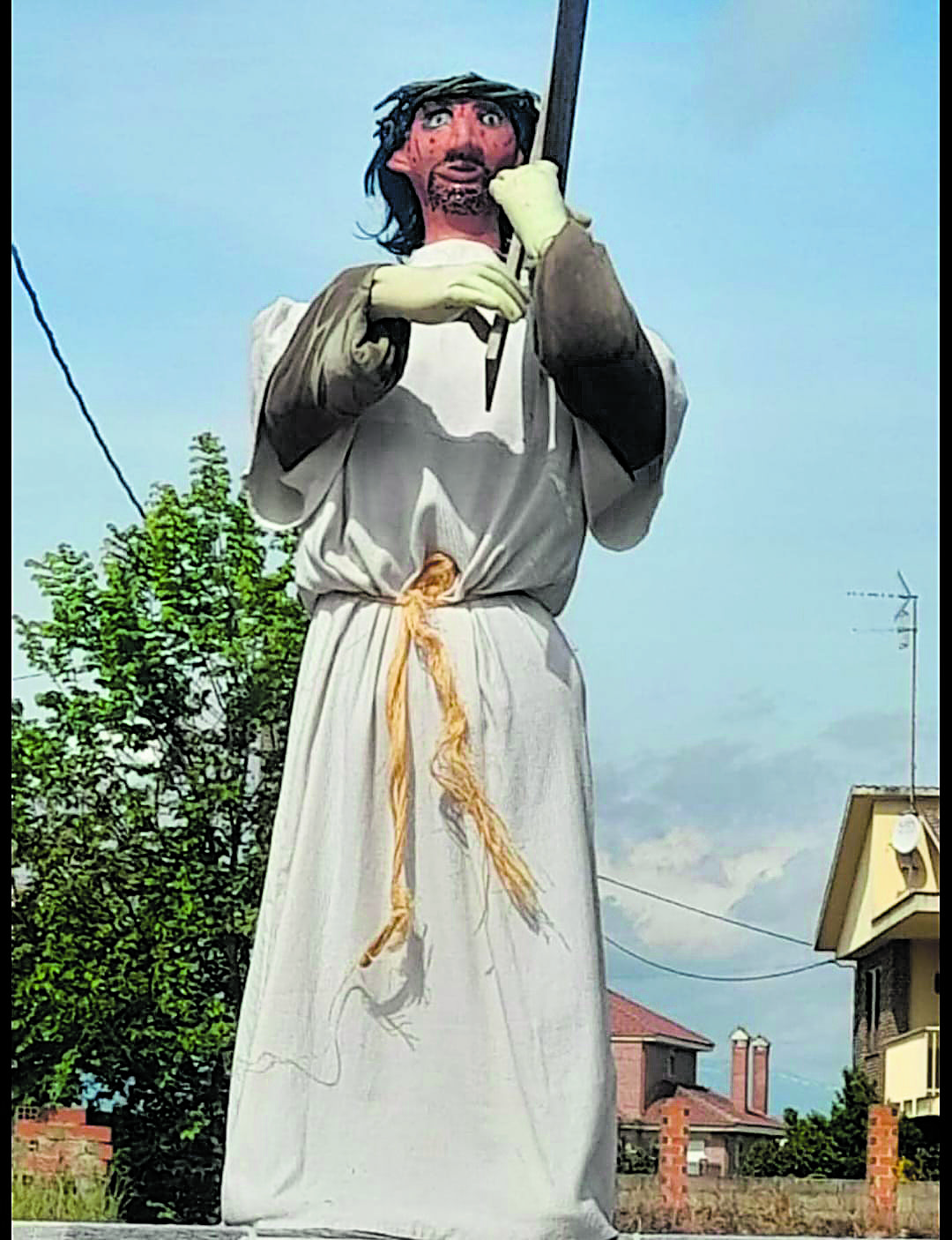 el barrio de la Carretera recuerda la Pasión Viviente.