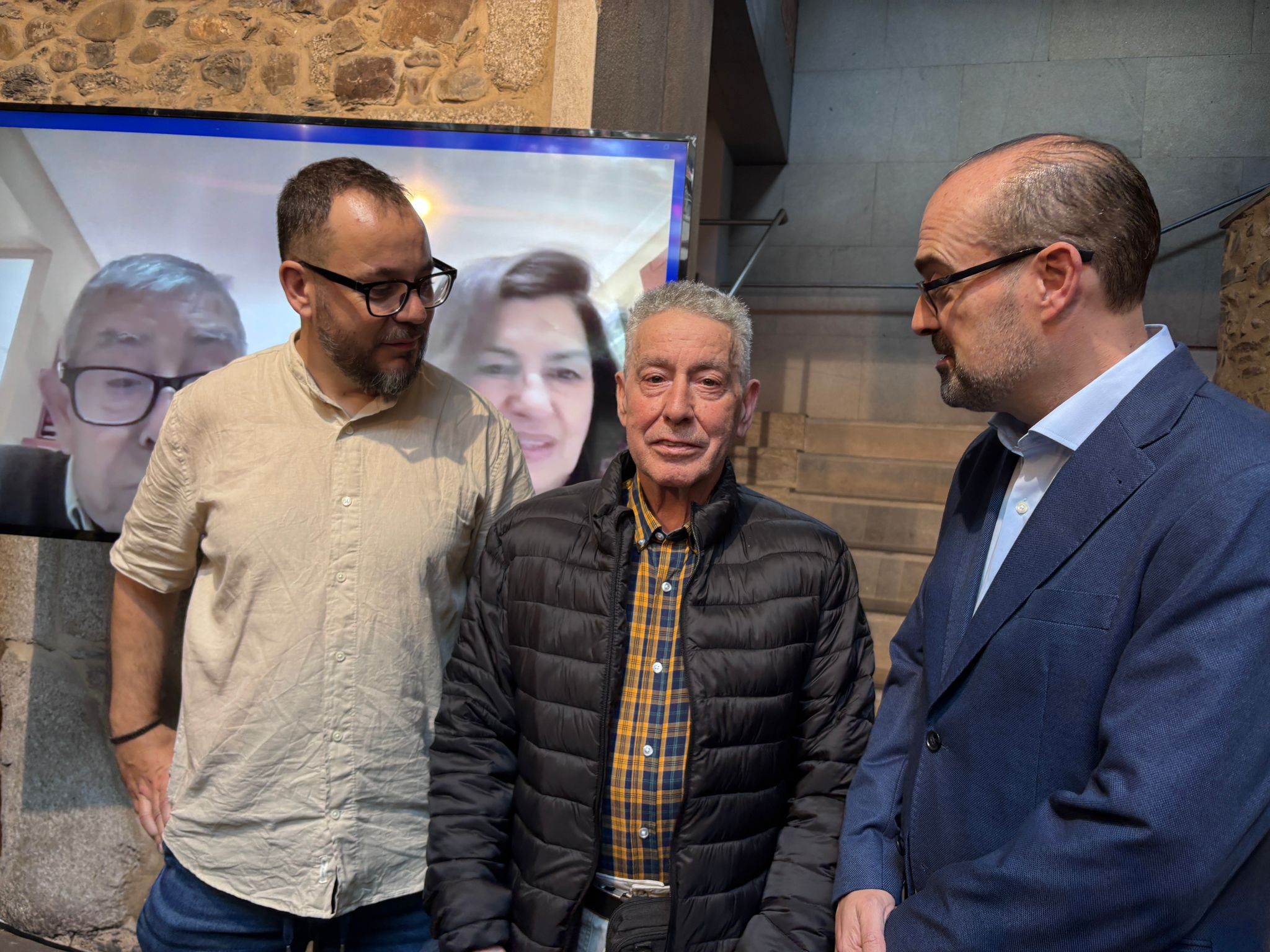 De izquierda a derecha: Alejandro Rodríguez, Ramón Pita Girón y Marco Morala. | JAVIER FERNÁNDEZ