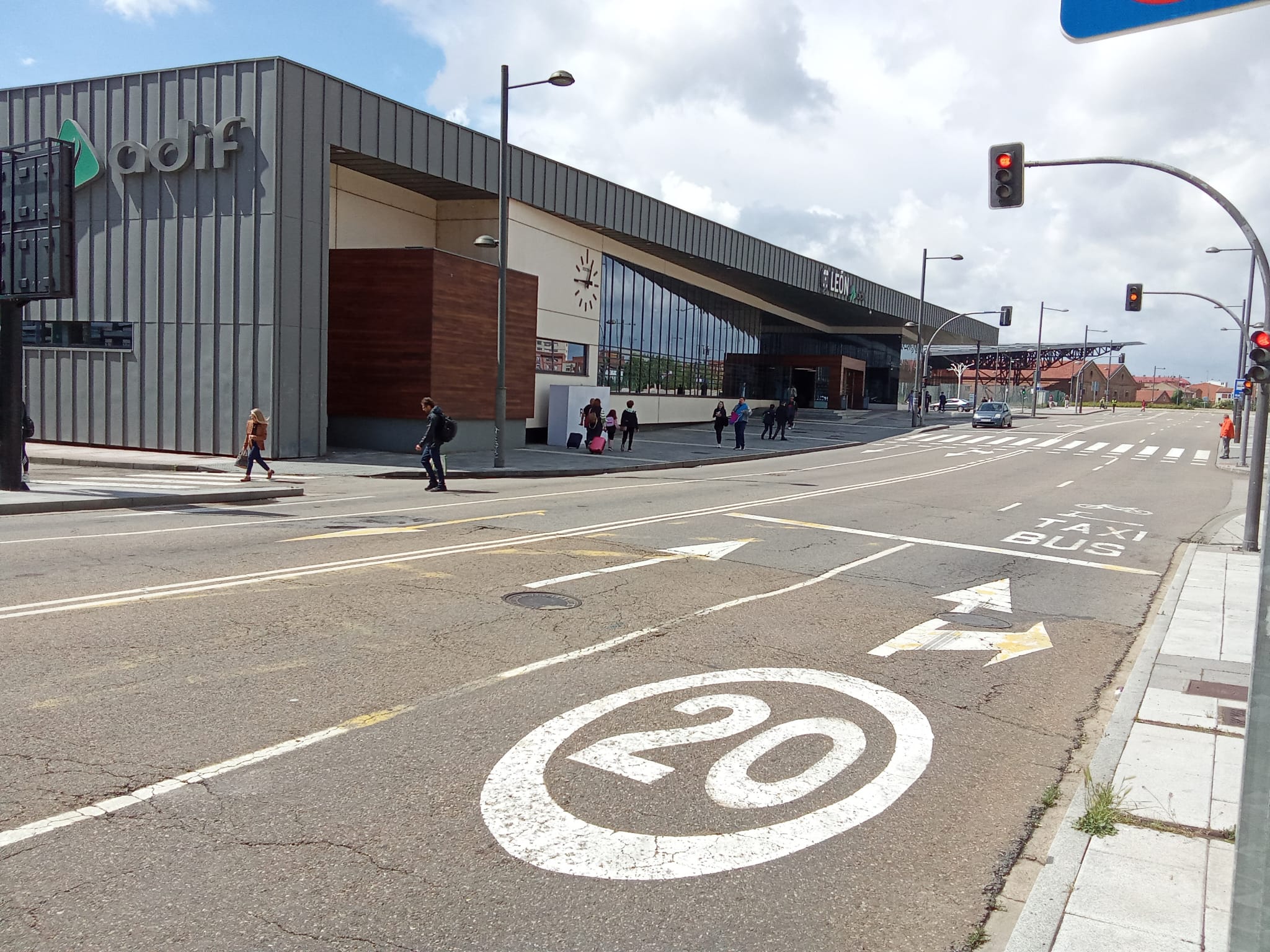 Zona de la Avenida Palencia donde se llevarán a cabo las obras. | L.N.C.