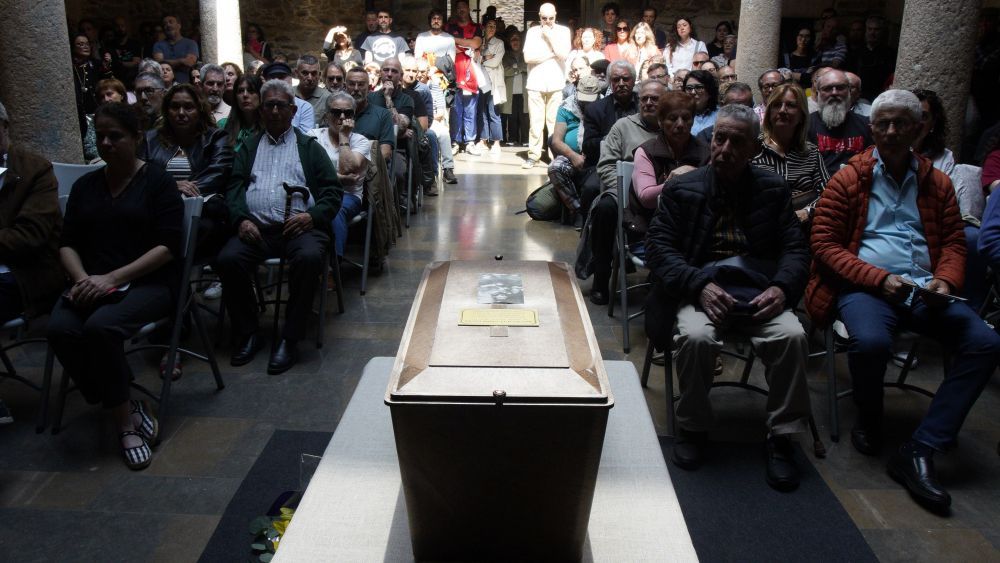 Emotivo acto celebrado en el Museo del Bierzo. | CÉSAR SÁNCHEZ (ICAL)
