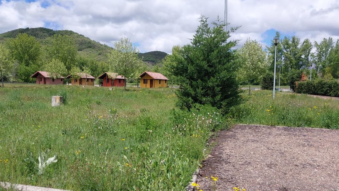 Vista de las instalaciones del proyecto del camping municipal. 