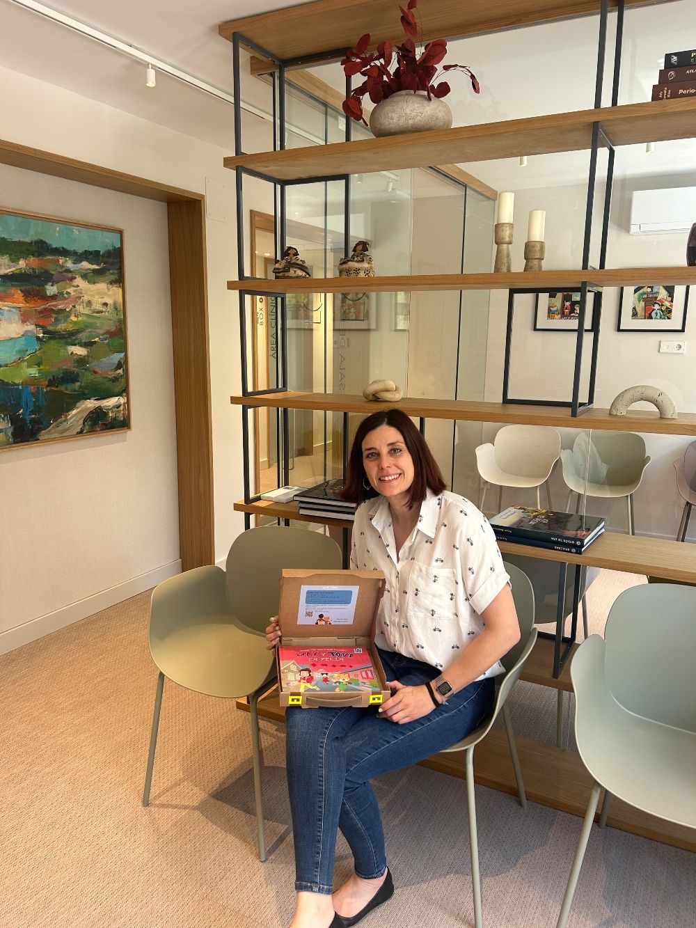 Raquel Vela Pato, autora leonesa e impulsora de la iniciativa ‘Mientras espero, leo; mientras espero viajo’ | L.N.C. 