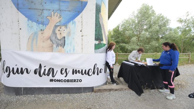 Marcha solidaria a favor de Oncobierzo. Marcha solidaria a favor de Oncobierzo.