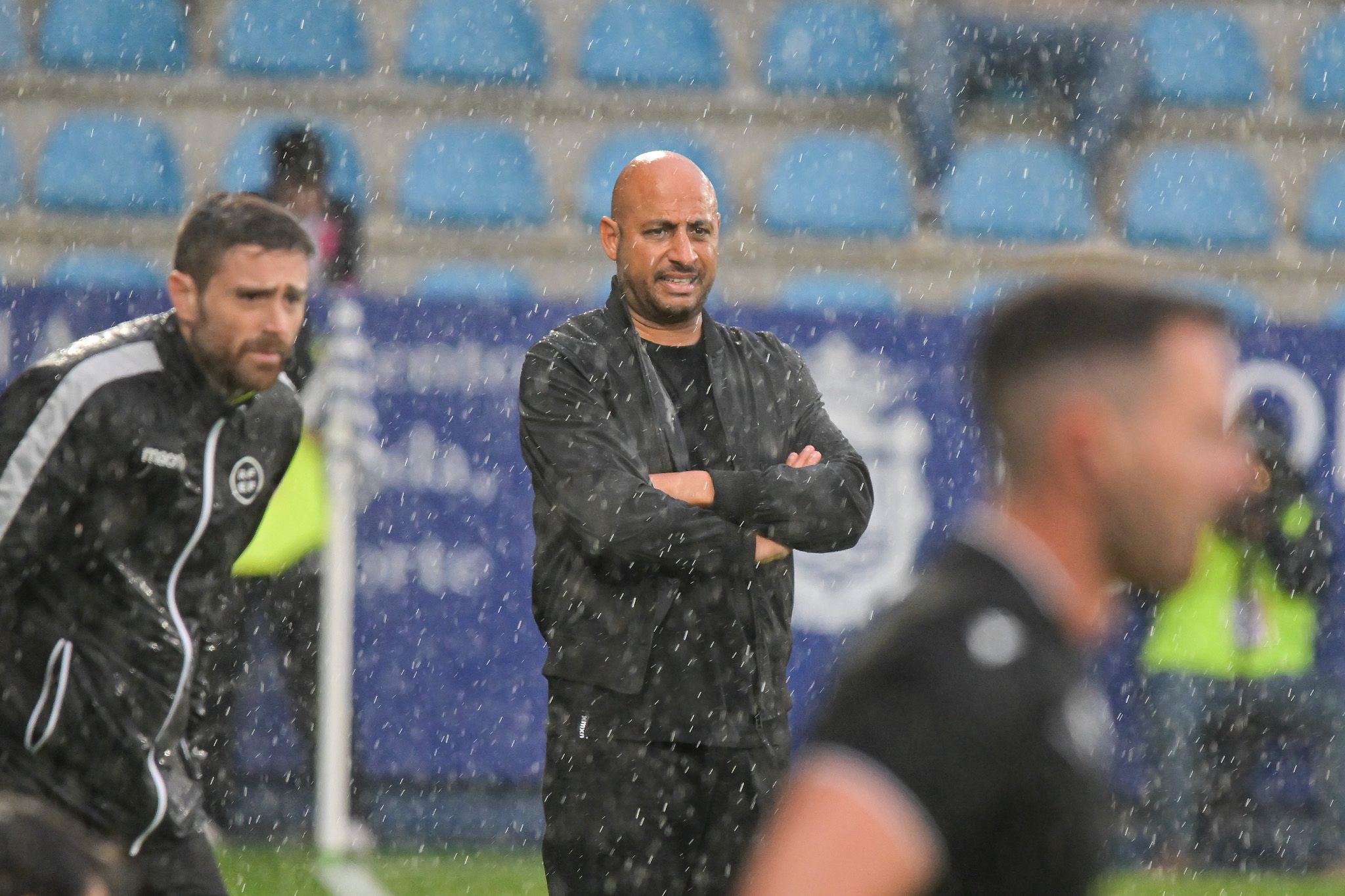 Nafti durante el partido ante el Real Avilés. QUINITO