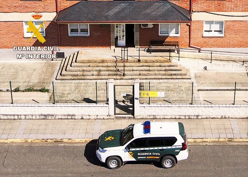 Imagen de la Guardia Civil de Fabero.