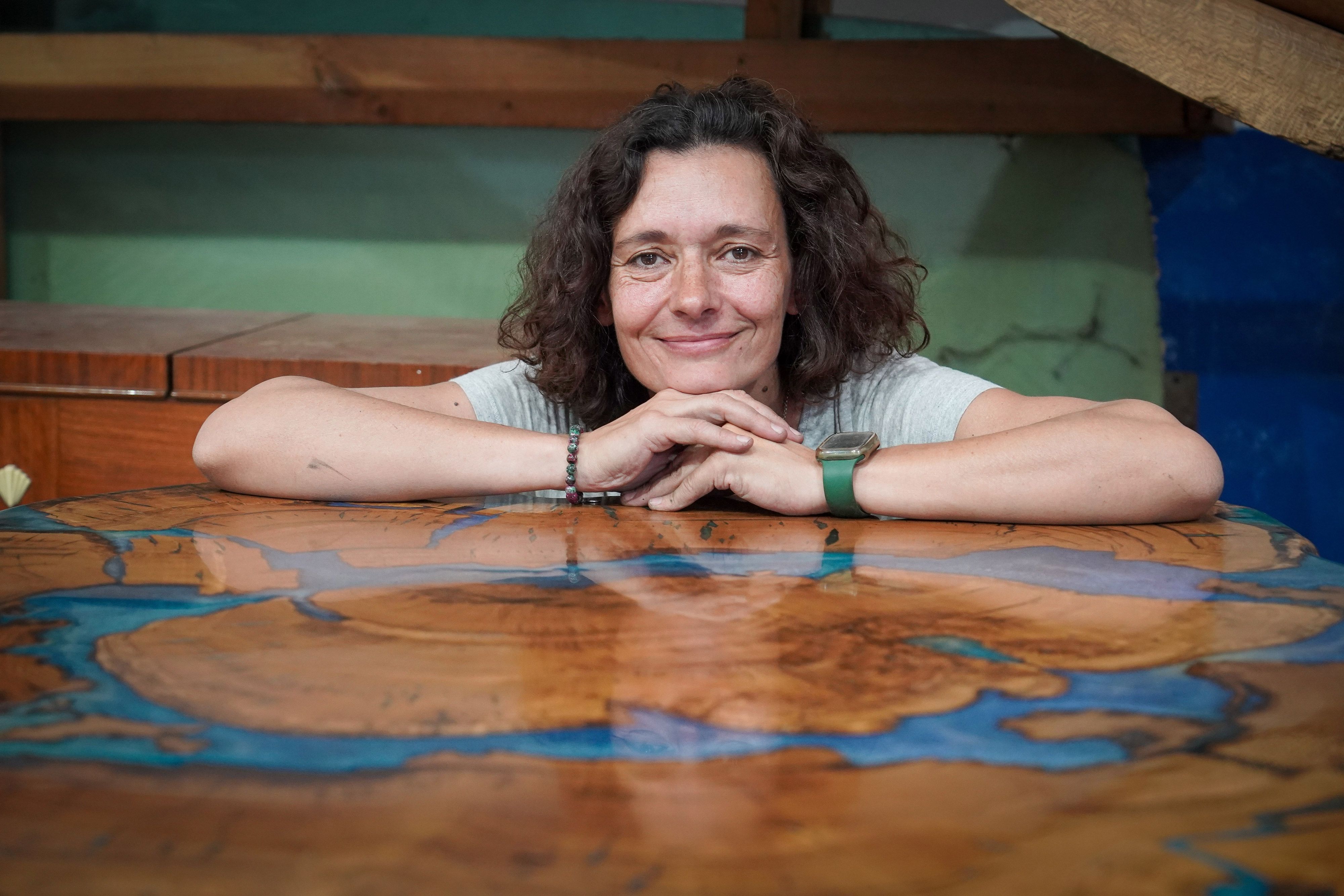 La ebanista y artista leonesa Reyes Carreño. | CAMPILLO (ICAL)
