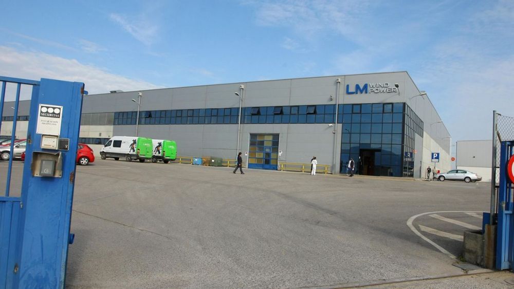 Fábrica de la antigua LM en Ponferrada.