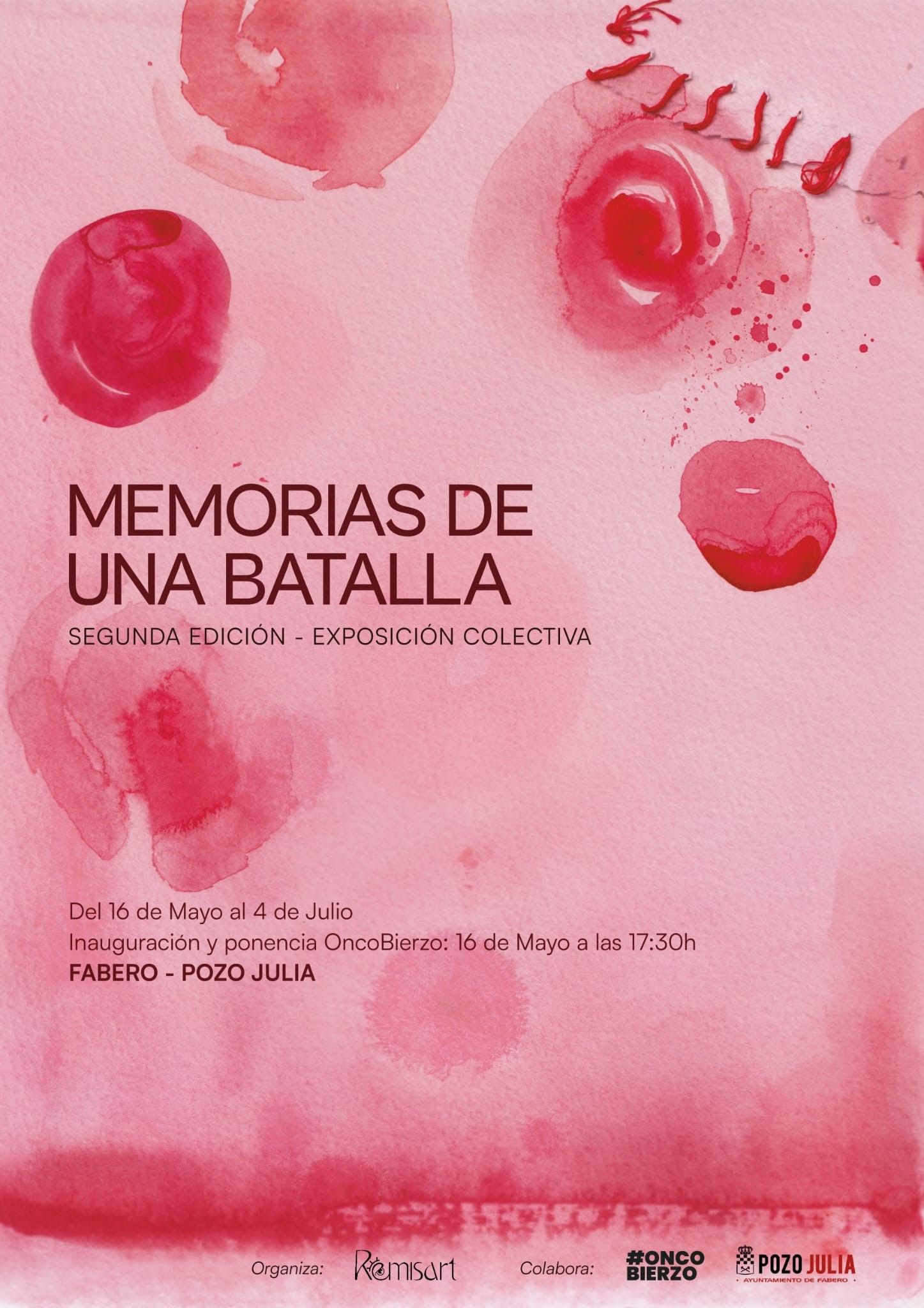 Cartel de la muestra 'Memorias de una batalla'.