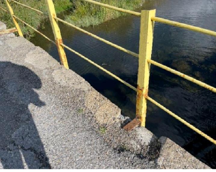 Una de las imágenes del puente remitida por el Ayuntamiento a la Diputación. 