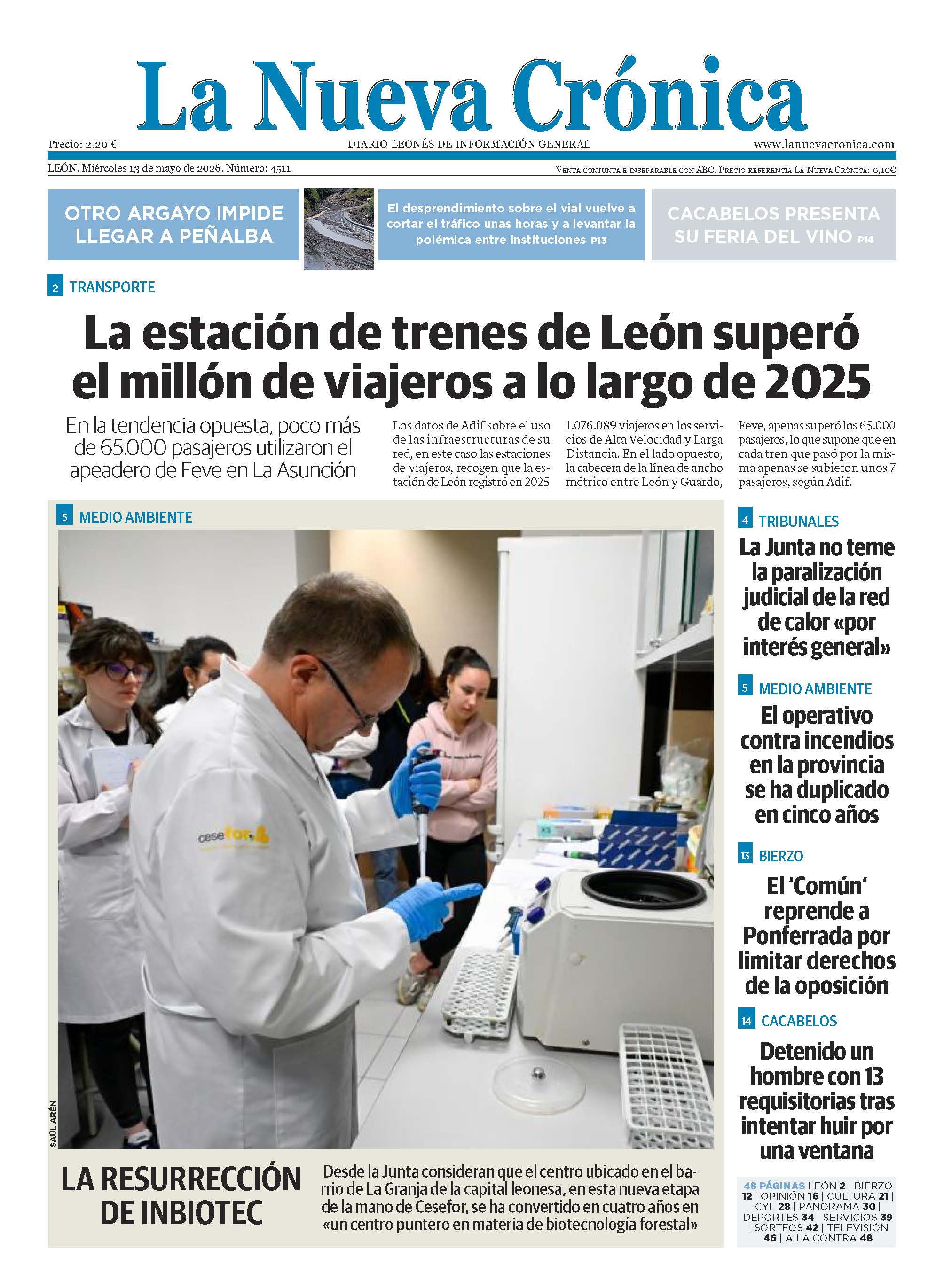 13 05 2026 La Nueva Crónica