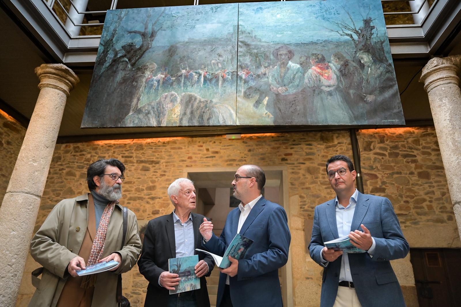 Presentación de la exposición ‘Visiones goyescas de la guerra’. | JAVIER FERNÁNDEZ