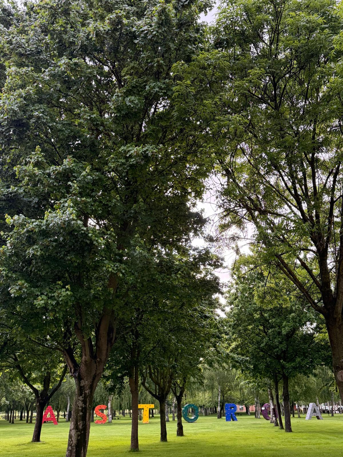 Parque de La Eragudina de Astorga que presenta un gran imagen tras los trabajos. | L.N.C. Parque de La Eragudina de Astorga que presenta un gran imagen tras los trabajos. | L.N.C.