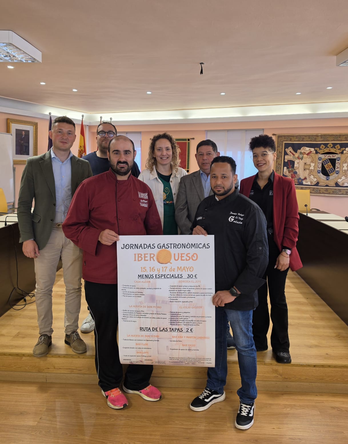 Presentación de las Jornadas Gastronómicas Iberqueso. | L.N.C.