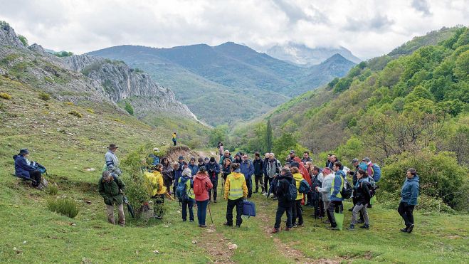 En la Collada de Aviau, mirando al Norte