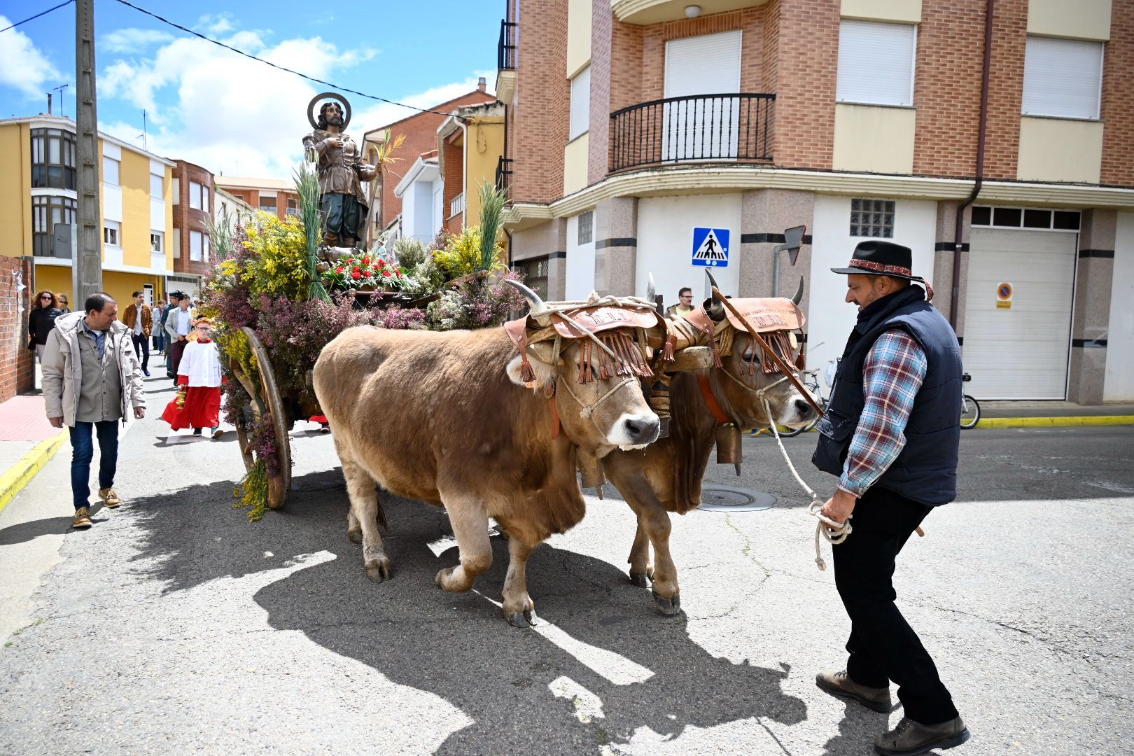 Fiesta de San Isidro en Santa María del Páramo. | SAÚL ARÉN