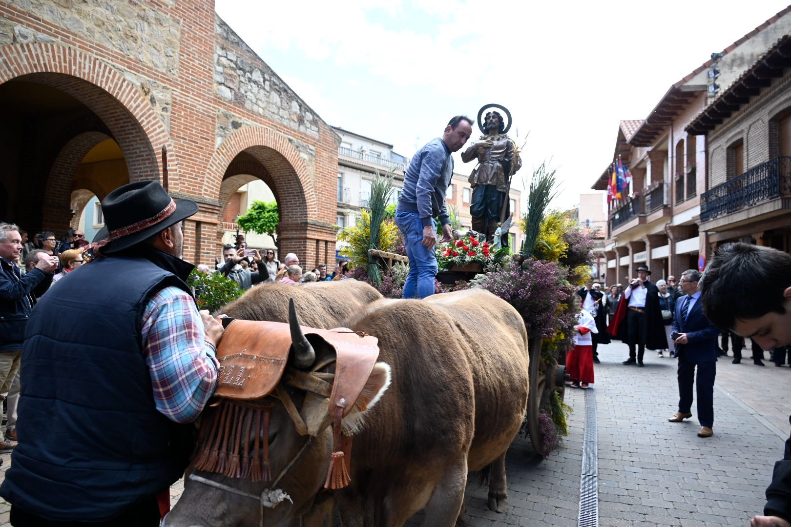 Fiesta de San Isidro en Santa María del Páramo. | SAÚL ARÉN