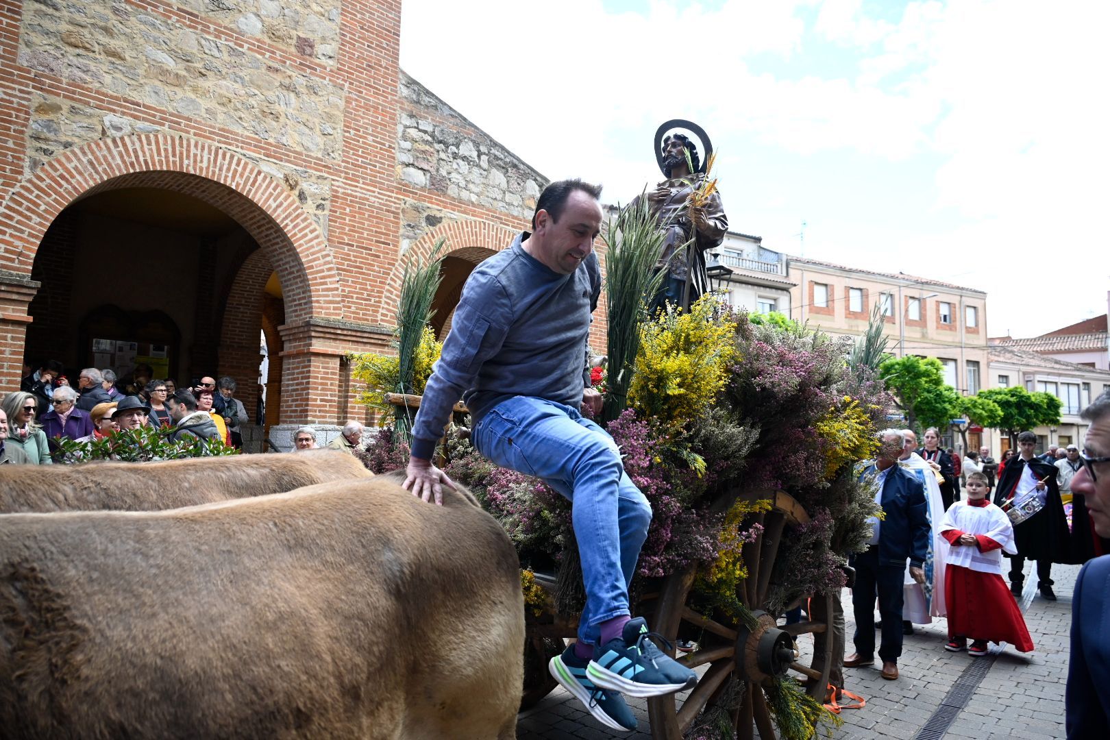 Fiesta de San Isidro en Santa María del Páramo. | SAÚL ARÉN