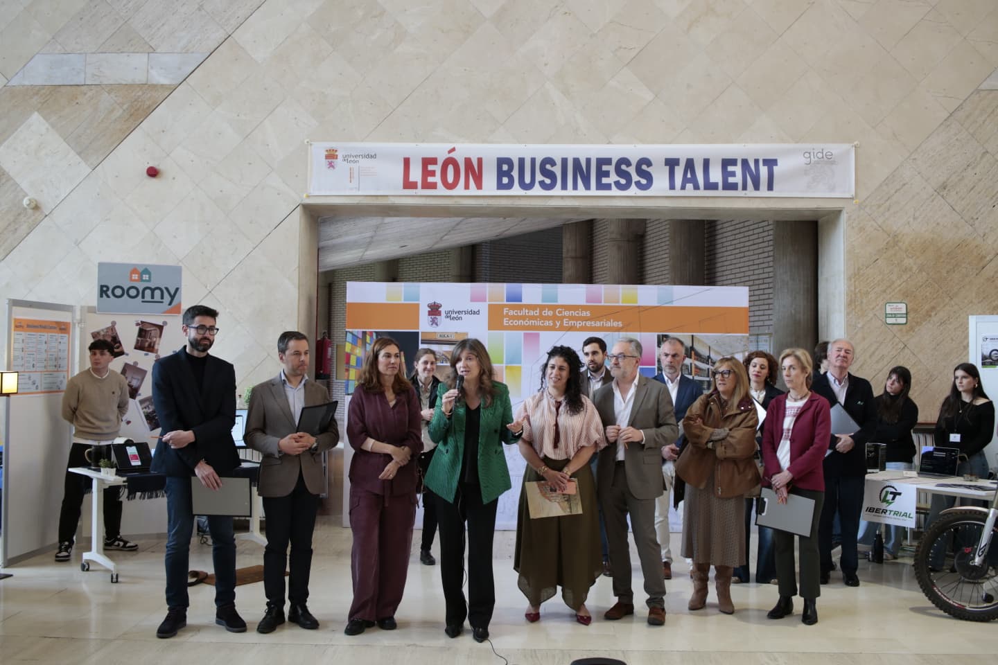 Un instante de la nueva edición de 'León Business Talent' de la ULE. | JAIRO VELASCO