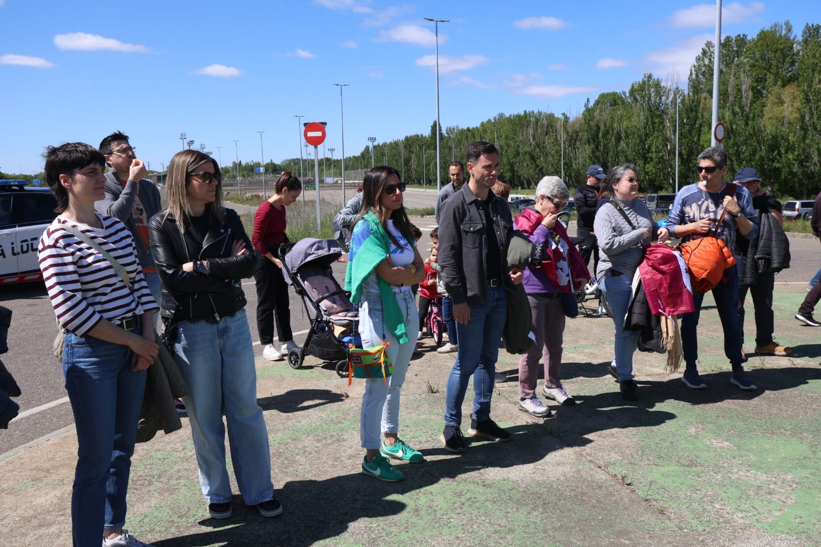 Los vecinos de La Lastra y Puente Castro protestan contra la planta de biomasa