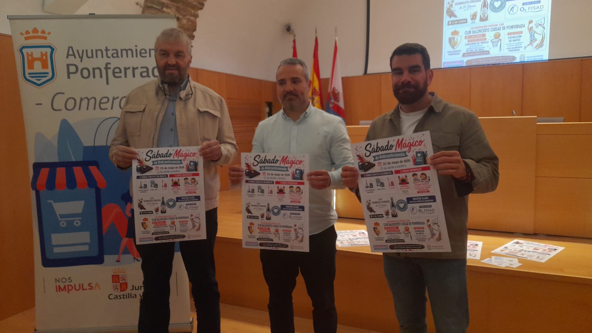 Presentación de la cita de este Sábado Mágico en Ponferrada. | MAR IGLESIAS