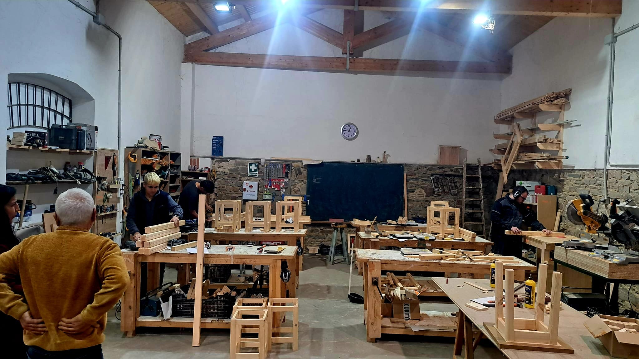 Vista de la Escuela Taller de La Bañeza. | L.N.C.