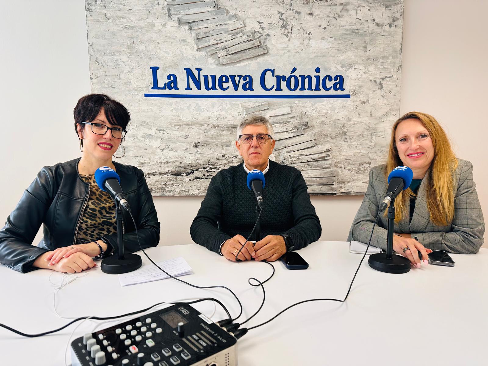 El presidente del Ademar,CayetanoFranco, en el espacio ‘Entre nosotras’. L.N.C.