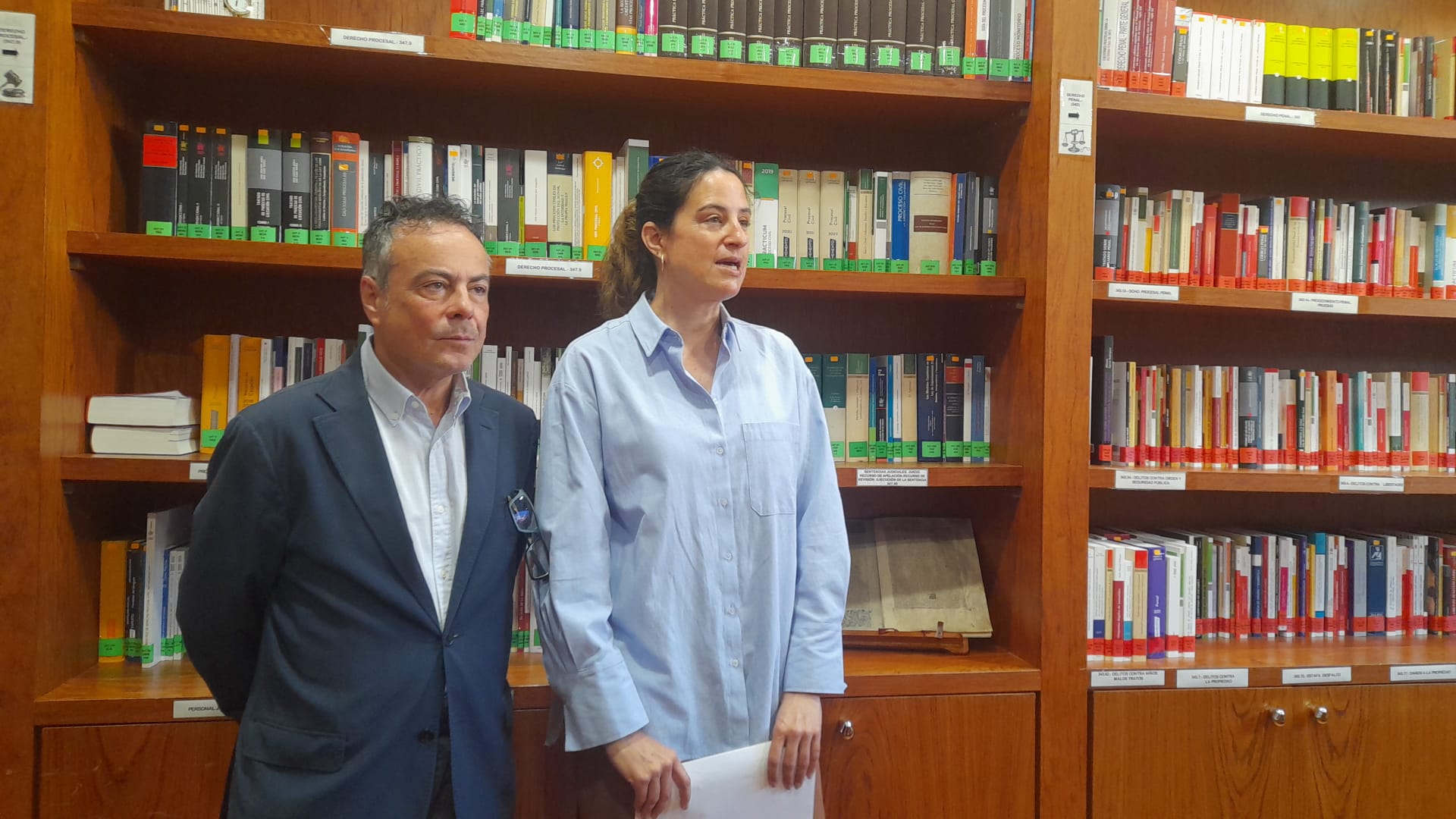 Garnelo y Soto en rueda de prensa. | MAR IGLESIAS