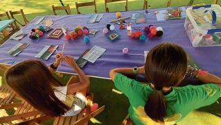 Talleres infantiles durante la jornada.