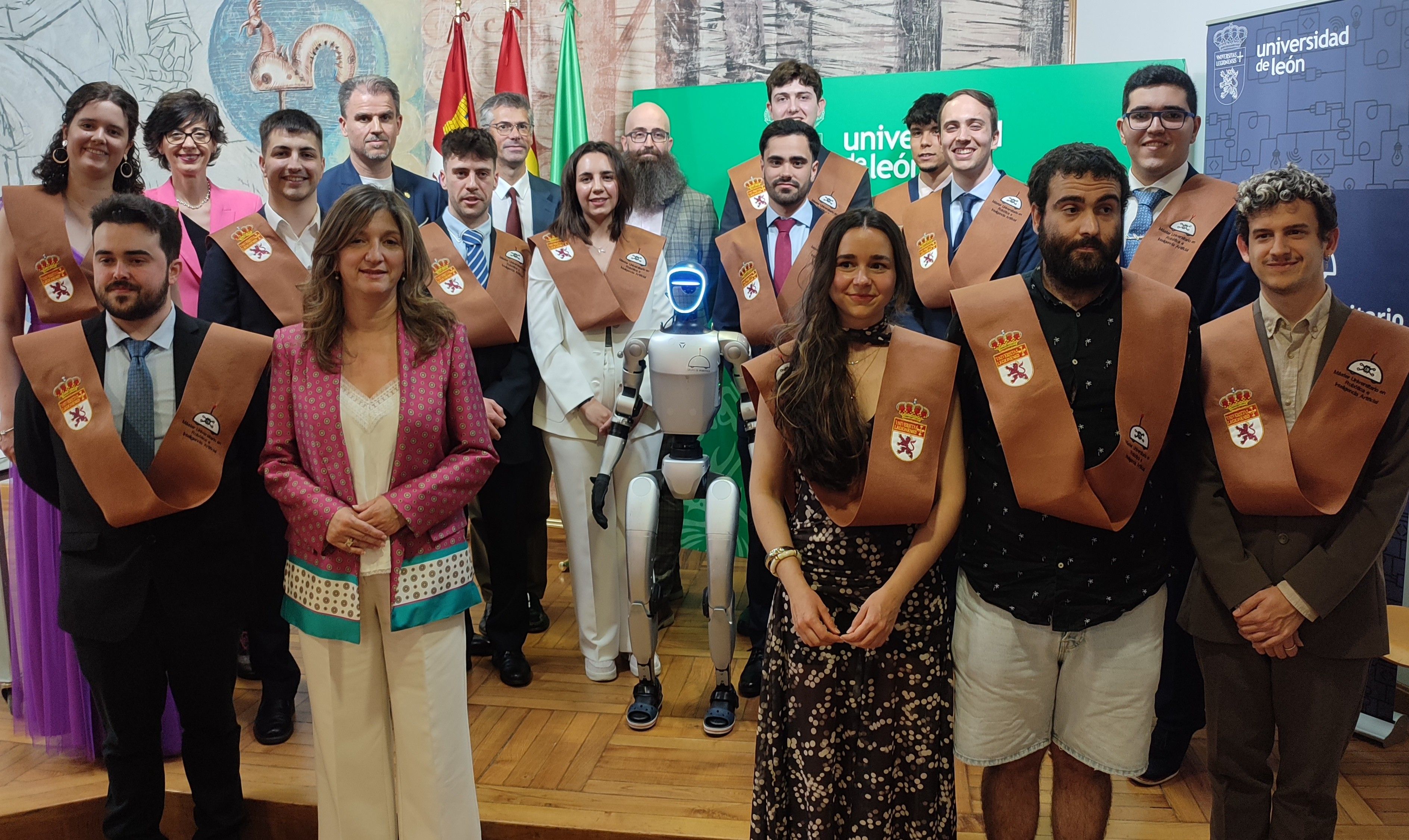 Graduación del máster de la ULE en robótica e Inteligencia Artificial. | L.N.C.