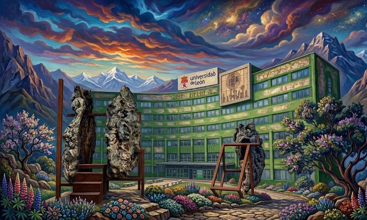 Una visión Naif del Campus de Ponferrada (Alfonso Manso).