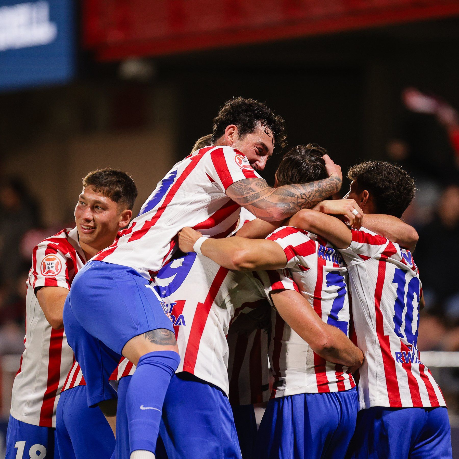 El Atlético de Madrid B será el rival de la Ponferradina en las semifinales del ‘playoff’. ATLÉTICO