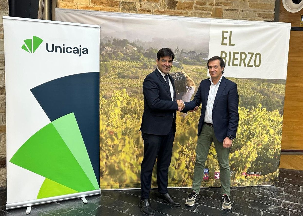 Acuerdo entre Unicaja y la DO Bierzo.