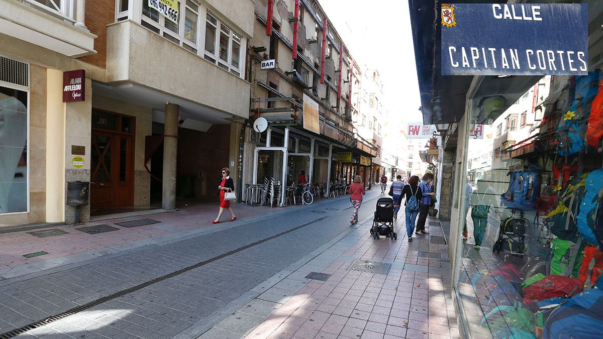 Una de las calles de nomenclatura franquista de la capital de León.| ICAL