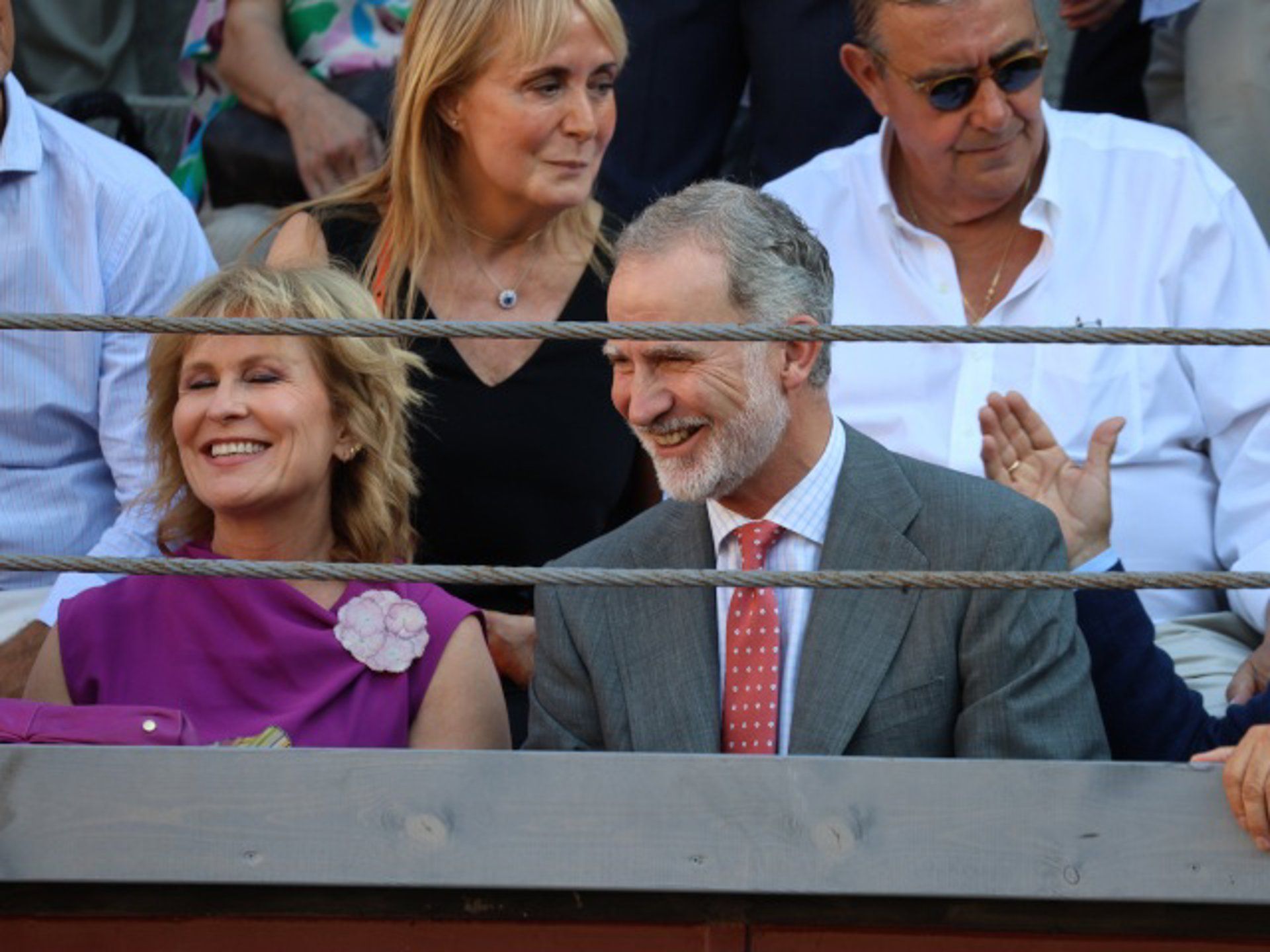 El rey Felipe VI y la periodista María Rey | EUROPA PRESS El rey Felipe VI y la periodista María Rey | EUROPA PRESS