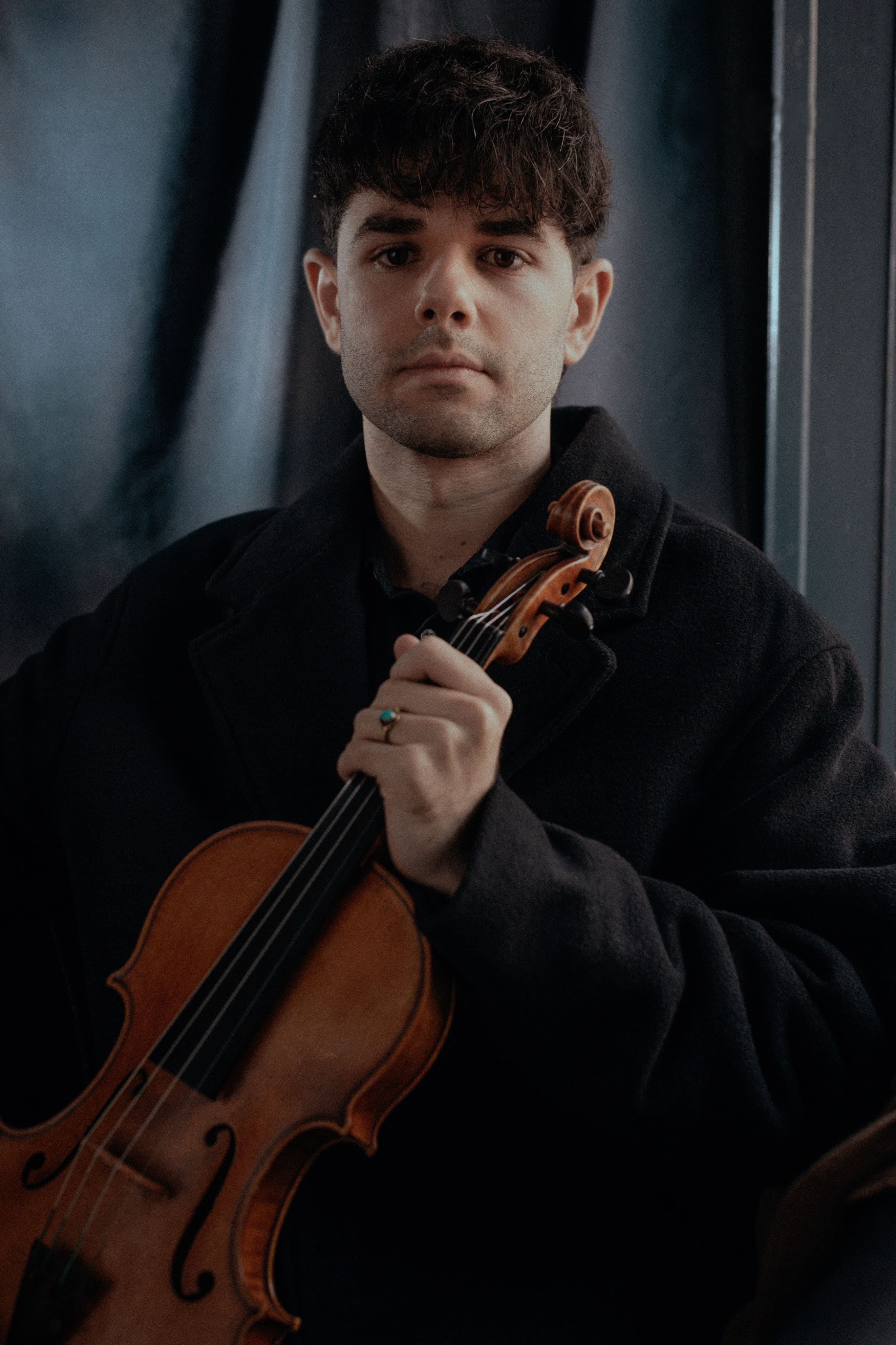 El joven violinista ponferradino Stefan Estrada.