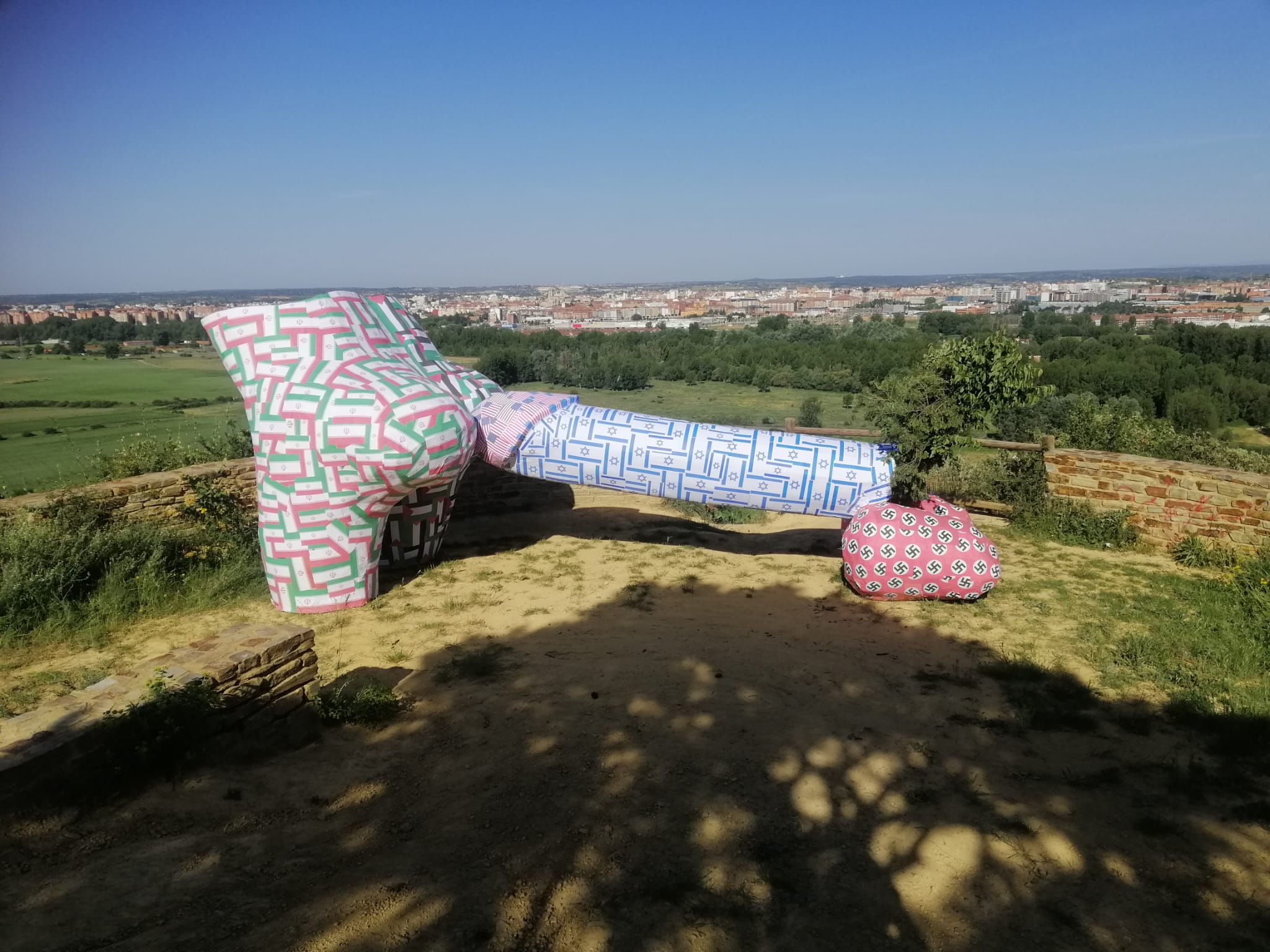 Una imagen de la obra posicionada en Las Lomas. | L.N.C. Una imagen de la obra posicionada en Las Lomas. | L.N.C.