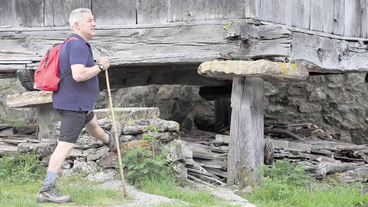 La ruta sigue el trayecto que hacían los vaqueiros de alzada dos veces cada año entre Asturias y Babia. | ICAL