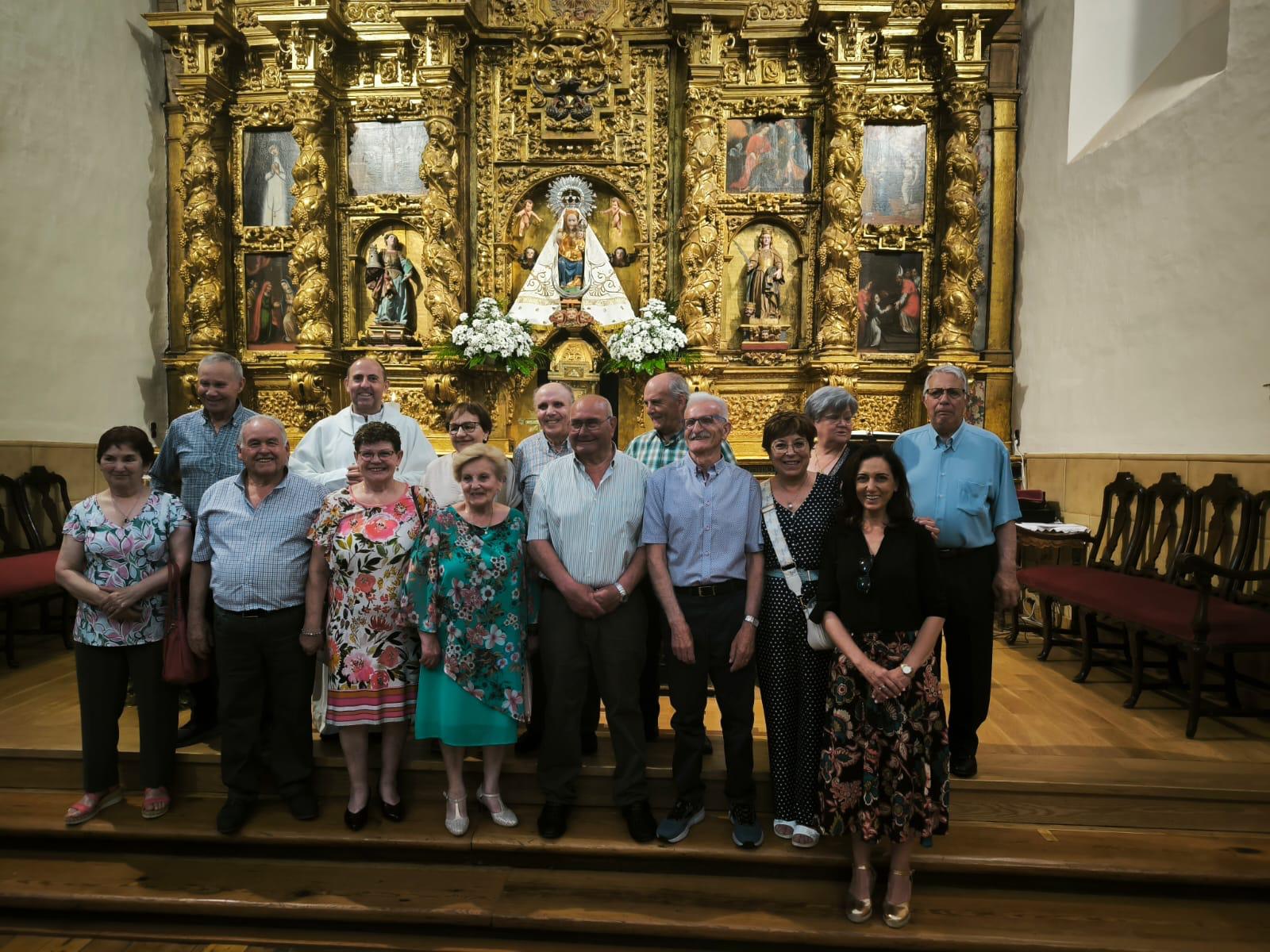 Homenaje a los matrimonios que han superado los 50 años de convivencia en Santa María. | L.N.C.